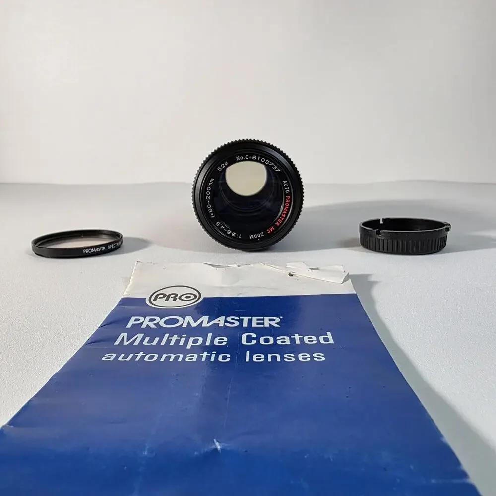 Promaster AF Zoom Multi-Coated 80-200mm 1:3.8 Lens Excellent Cond.